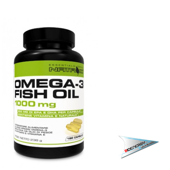 Natroid - OMEGA 3 FISH OIL 1000 mg (Conf. 180 perle) - 